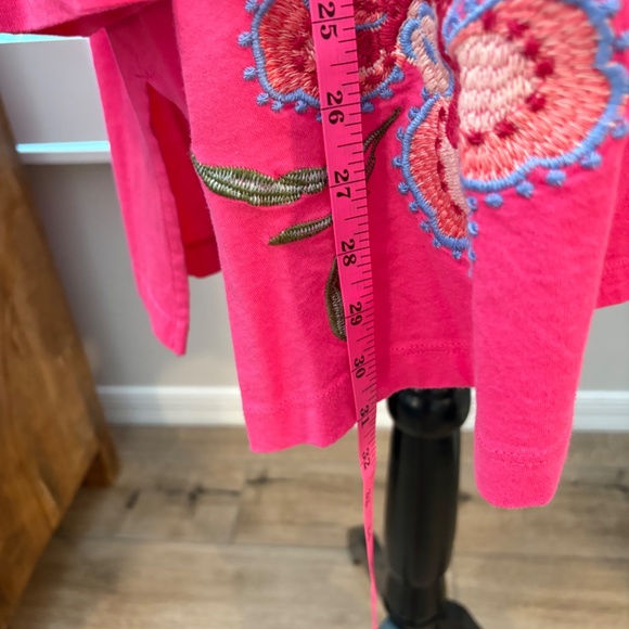 Johnny Was LIBBI 3/4 SLEEVE BUTTON FRONT TEE 2X - Picture 6 of 10